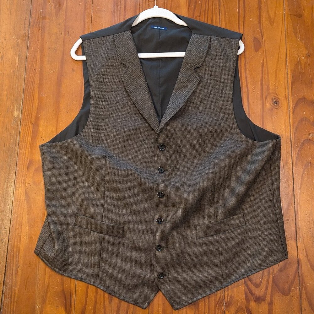 Vintage JCPenney Men’s Vest – Size 48 – Classic Fit – Formal | Adjustable Back